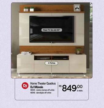 Home Theater Quadrus Dj Móveis
