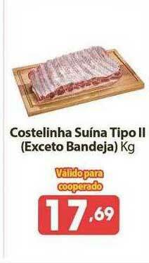 Coocerqui Costelinha Suína Tipo Ii oferta