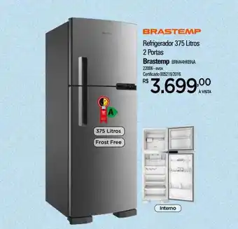 Zenir Refrigerador 375 Litros 2 Portas Brastemp oferta