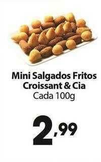 Mini Salgados Fritos Croissant & Cia