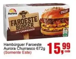 Negreiros Hambúrguer Faroeste Aurora Churrasco oferta