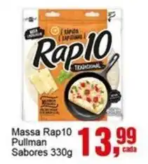 Negreiros Massa rap10 pullman sabores oferta