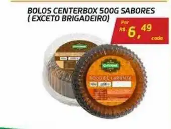 CenterBox Bolos Centerbox Sabores oferta