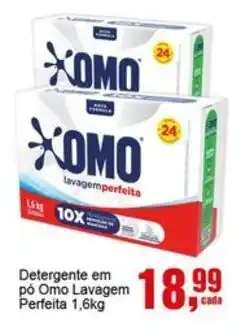 Negreiros Detergente em pô Omo Lavagem Perfeita oferta