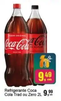 Negreiros Refrigerante Coca Cola Trad ou Zero 2L oferta