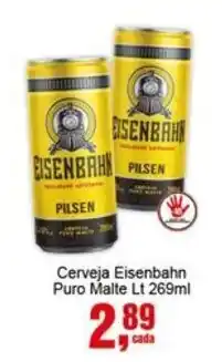 Negreiros Cerveja Eisenbahn Puro Malte Lt oferta