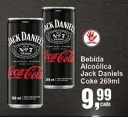 Negreiros Bebida Alcoólica Jack Daniels Coke oferta