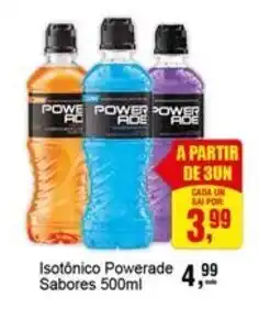 Negreiros Isotônico powerade sabores oferta