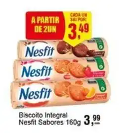 Negreiros Biscoito integral nesfit sabores oferta