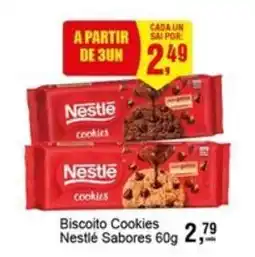 Negreiros Biscoito Cookies Nestlé Sabores oferta