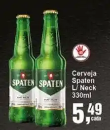 Negreiros Cerveja Spaten L/ Neck oferta