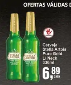 Negreiros Cerveja Stella Artois Pure Gold L/ Neck oferta