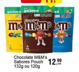 Negreiros Chocolate m&m's sabores pouch oferta