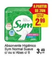 Negreiros Absorvente Higiênico Sym Normal Suave oferta