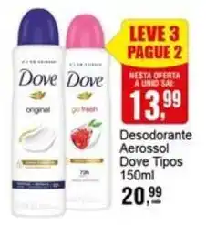 Negreiros Desodorante Aerosol Dove Tipos oferta