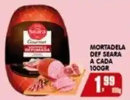 Higa's Supermercado Mortadela def seara a cada 100gr oferta