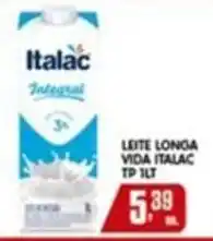 Higa's Supermercado Leite longa vida italac oferta