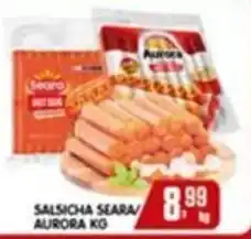 Higa's Supermercado Salsicha seara/ aurora kg oferta