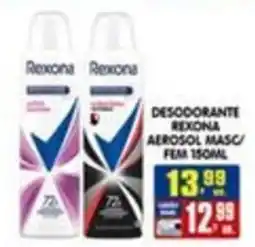 Higa's Supermercado Desodorante rexona masc/fem 150ml oferta