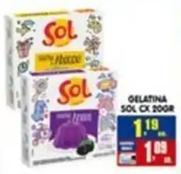 Higa's Supermercado Gelatina sol cx 200gr oferta