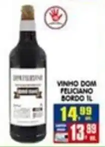 Higa's Supermercado vinho dom feliciano bordo 1l oferta