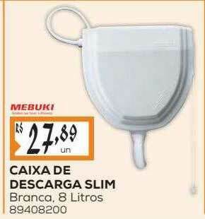 Caixa De Descarga Slim Mebuki