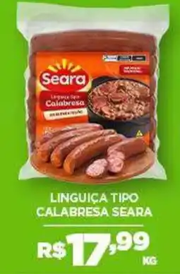 DB Supermercados Linguiça tipo calabresa seara oferta