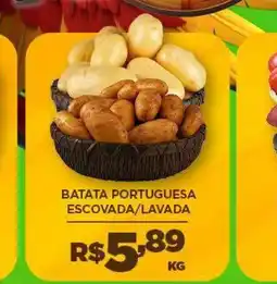 DB Supermercados batata portuguesa escovada/lavada oferta