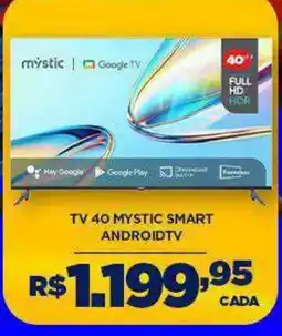 DB Supermercados tv 40 mystic smart androidtv oferta