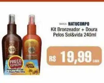 Natucorpo Kit Bronzeador + Doura Pelos Sol&vida