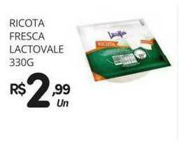 Supermercado Vitorino Ricota Fresca Lactovale oferta