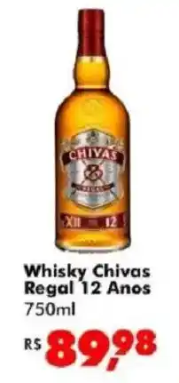 Whisky Chivas Regal 12 Anos