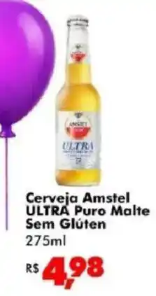 Big Box Cerveja Amstel ultra puro malte sem glúten oferta