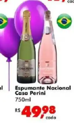 Big Box Espumante Nacional Casa Perini oferta