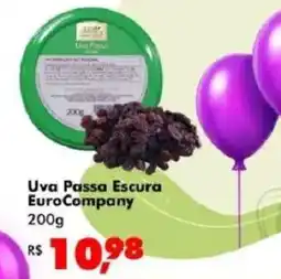 Big Box Uva Passa Escura EuroCompany oferta