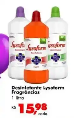 Big Box Desinfetante lysoform fragrâncias oferta
