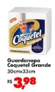 Big Box Guardanapo Coquetel Grande oferta