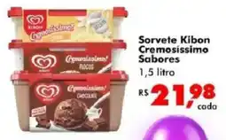 Big Box Sorvete Kibon Cremosissimo Sabores oferta