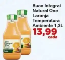 Chama Supermercados Suco integral natural one laranja oferta