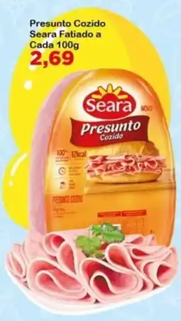 Chama Supermercados Presunto cozido seara fatiado oferta