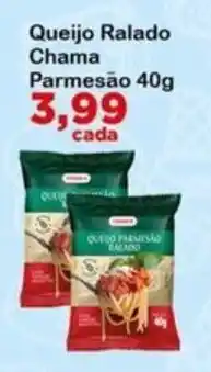 Chama Supermercados Queijo Ralado Chama Parmesão oferta