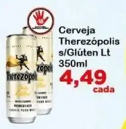 Chama Supermercados Cerveja Therezópolis s/glúten lt oferta