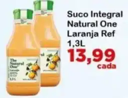 Chama Supermercados Suco integral natural one laranja ref oferta