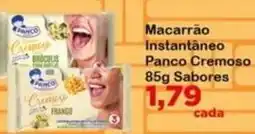 Chama Supermercados Macarrão instantâneo panco cremoso oferta