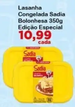 Chama Supermercados Lasanha congelada sadia bolonhesa oferta