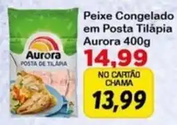 Chama Supermercados Peixe congelado em posta tilápia oferta