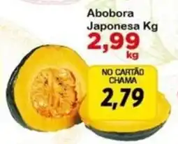 Chama Supermercados Abobora Japonesa oferta