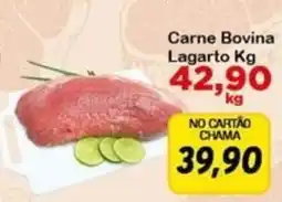 Chama Supermercados Carne Bovina Lagarto Kg oferta