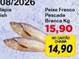 Chama Supermercados Peixe fresco pescada branca kg oferta
