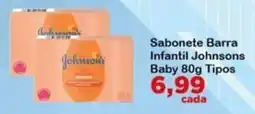 Chama Supermercados Sabonete Barra Infantil Johnsons Baby oferta